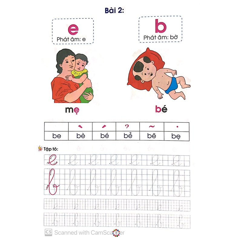 Bé Học Vần Dành Cho Học Sinh Mẫu Giáo Lớn