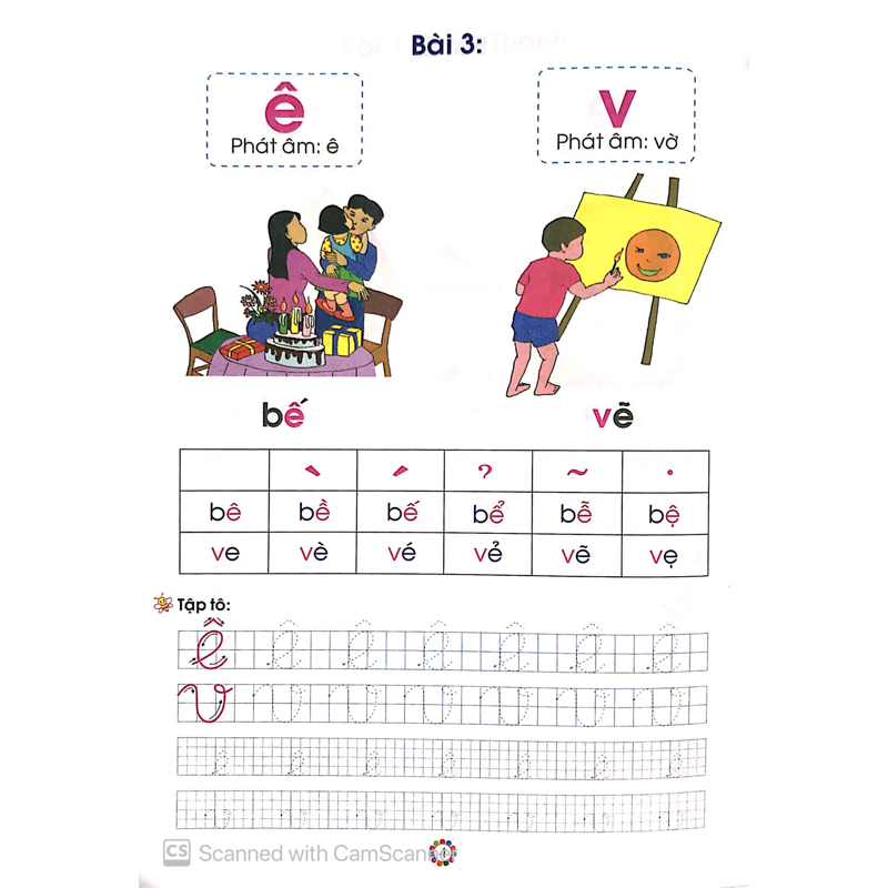 Bé Học Vần Dành Cho Học Sinh Mẫu Giáo Lớn