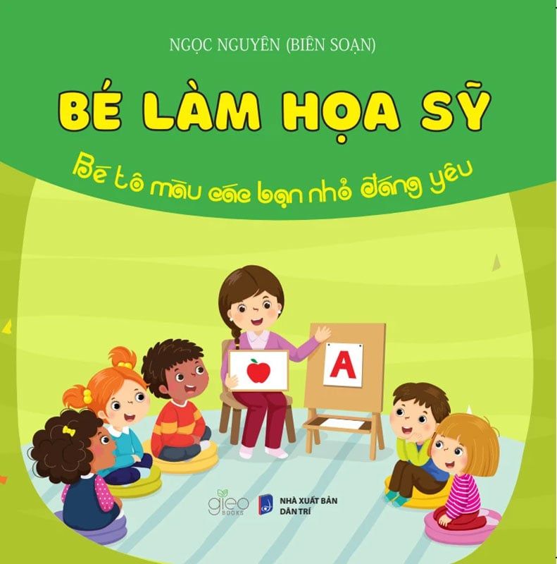 Bé Làm Họa Sỹ - Bé Tô Màu Các Bạn Nhỏ Đáng Yêu