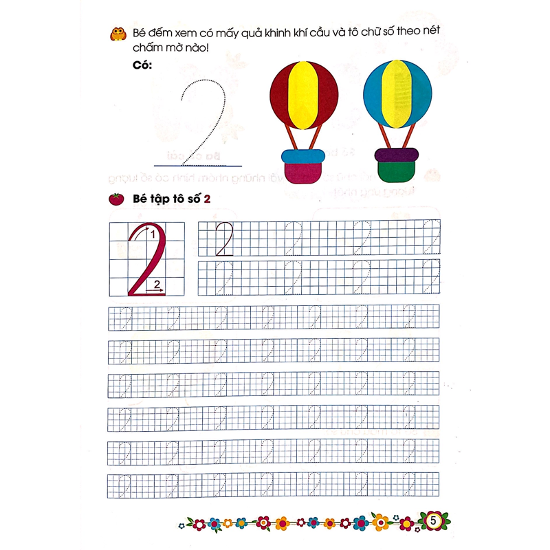 Bé Làm Quen Với Chữ Số 5-6T-Giúp Bé Vững Bước Vào Lớp 1