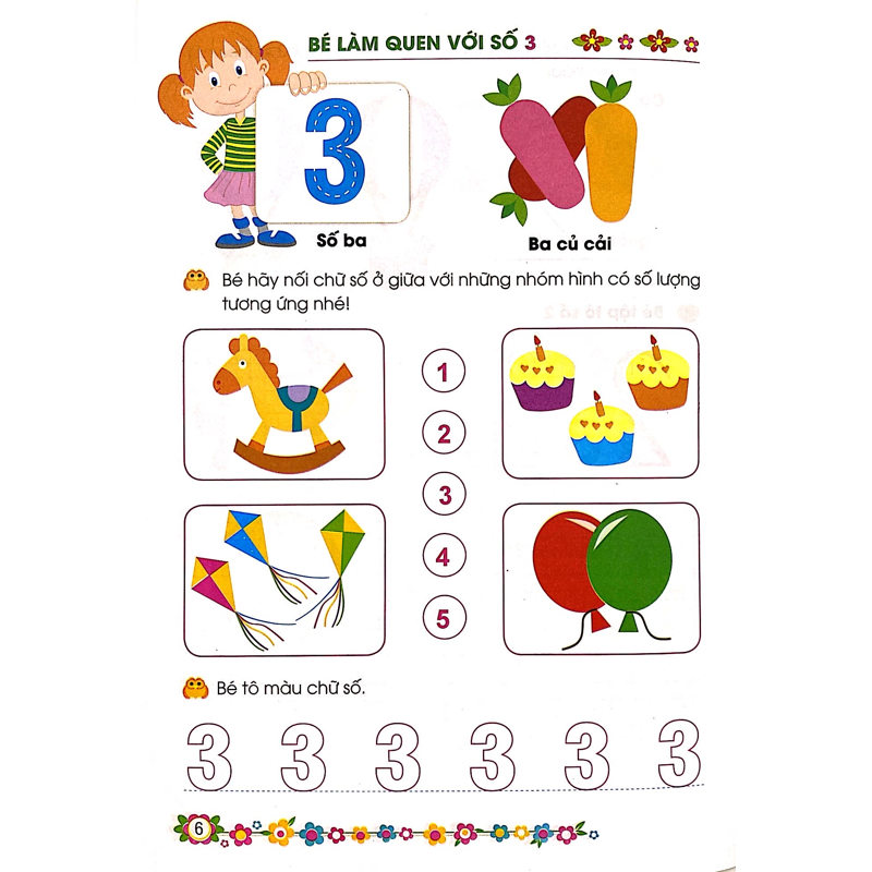 Bé Làm Quen Với Chữ Số 5-6T-Giúp Bé Vững Bước Vào Lớp 1