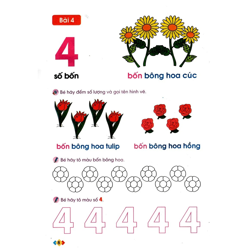 Bé Làm Quen Với Toán Dành Cho Trẻ 4-5 Tuổi