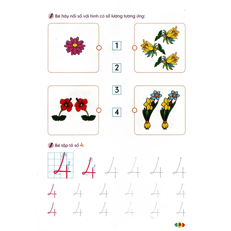 Bé Làm Quen Với Toán Dành Cho Trẻ 4-5 Tuổi