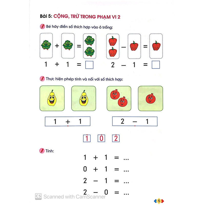 Bé Làm Quen Với Toán Dành Cho Trẻ 5-6 Tuổi