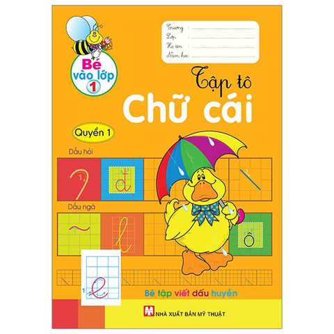 Bé Tập Tô Chữ Cái Q1-Bé Bước Vào Lớp 1