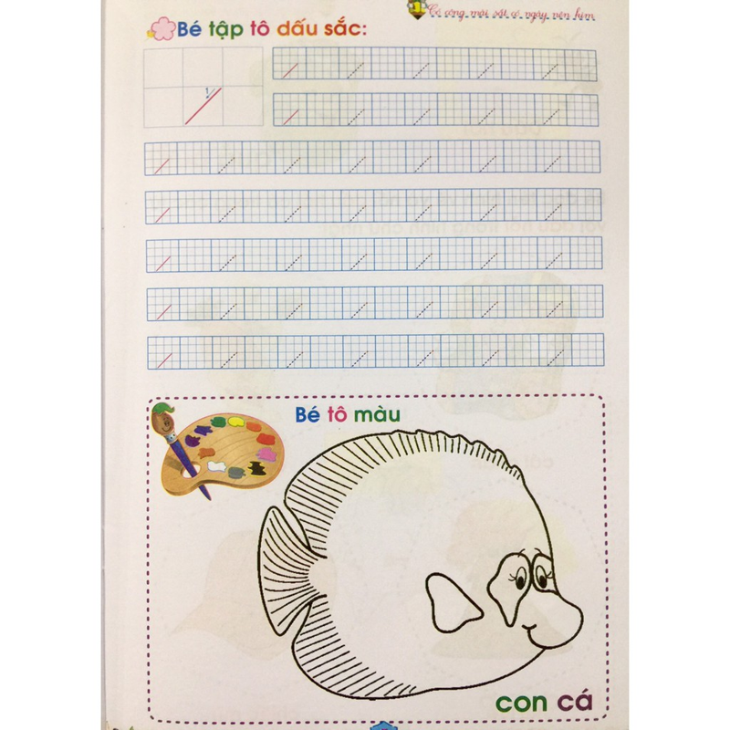 Bé Tập Tô Chữ Cái Q1-Bé Bước Vào Lớp 1