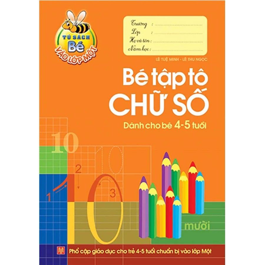 Bé Tập Tô Chữ Số