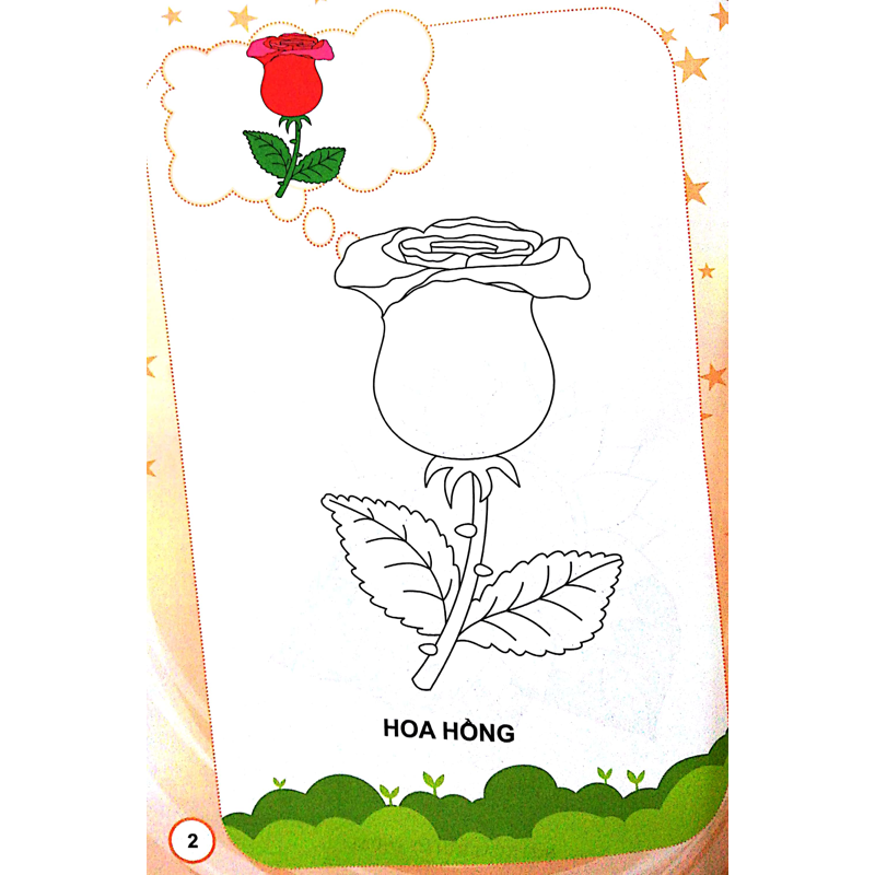 Bé Tập Tô Màu - Hoa
