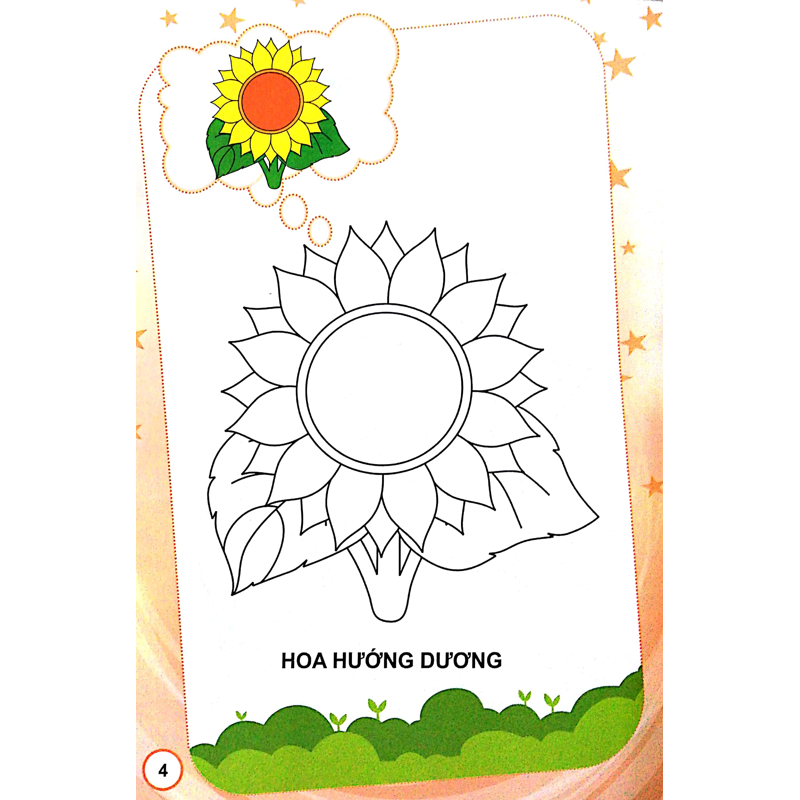 Bé Tập Tô Màu - Hoa