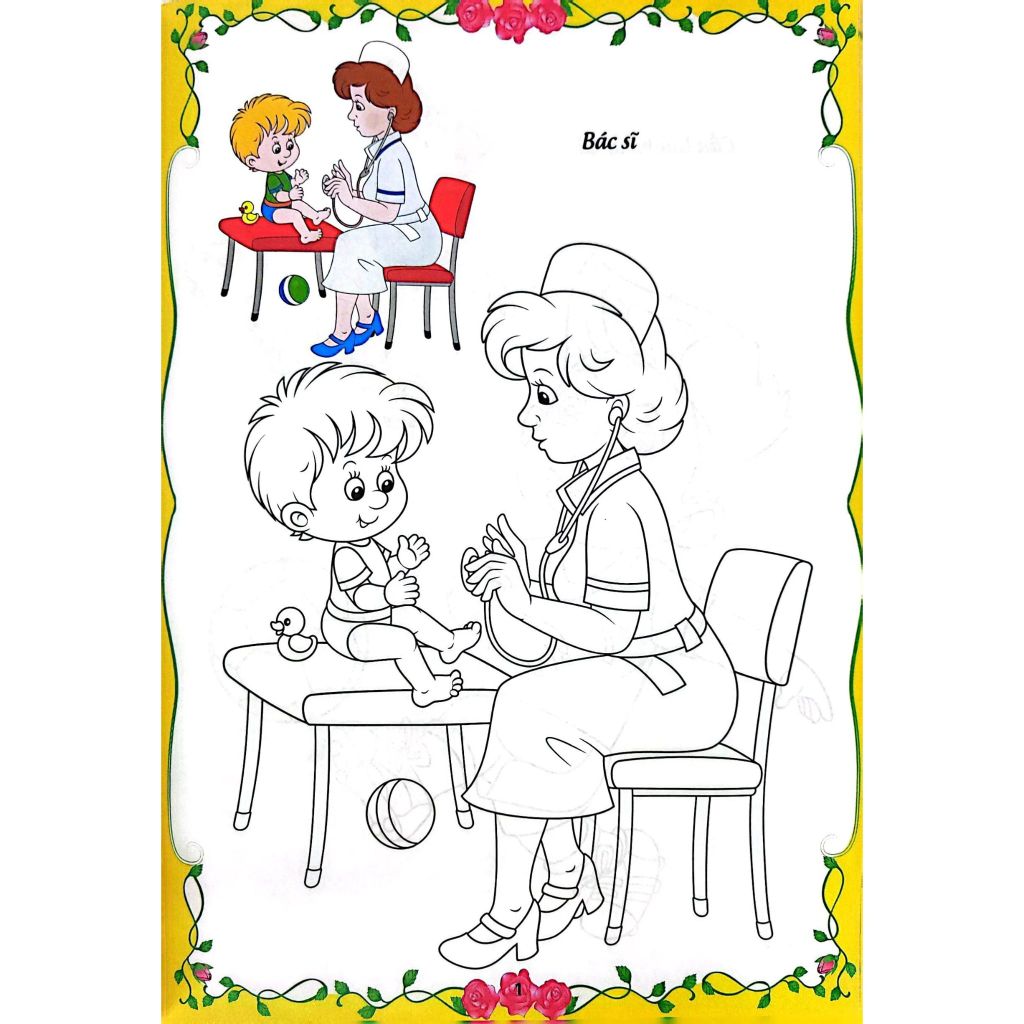 Bé Tập Tô Màu - Nghề Nghiệp