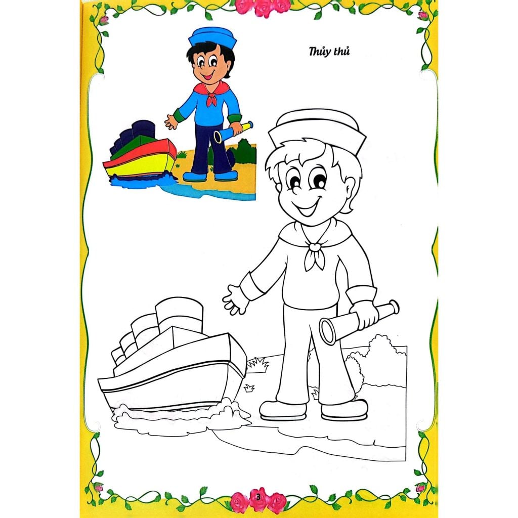 Bé Tập Tô Màu - Nghề Nghiệp