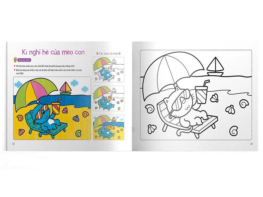 Bé Tập Tô Màu Dành Cho Trẻ Từ 3 Đến 6 Tuổi - Tập 2