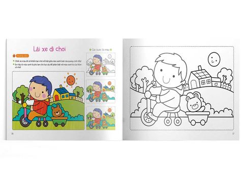 Bé Tập Tô Màu Dành Cho Trẻ Từ 3 Đến 6 Tuổi - Tập 3