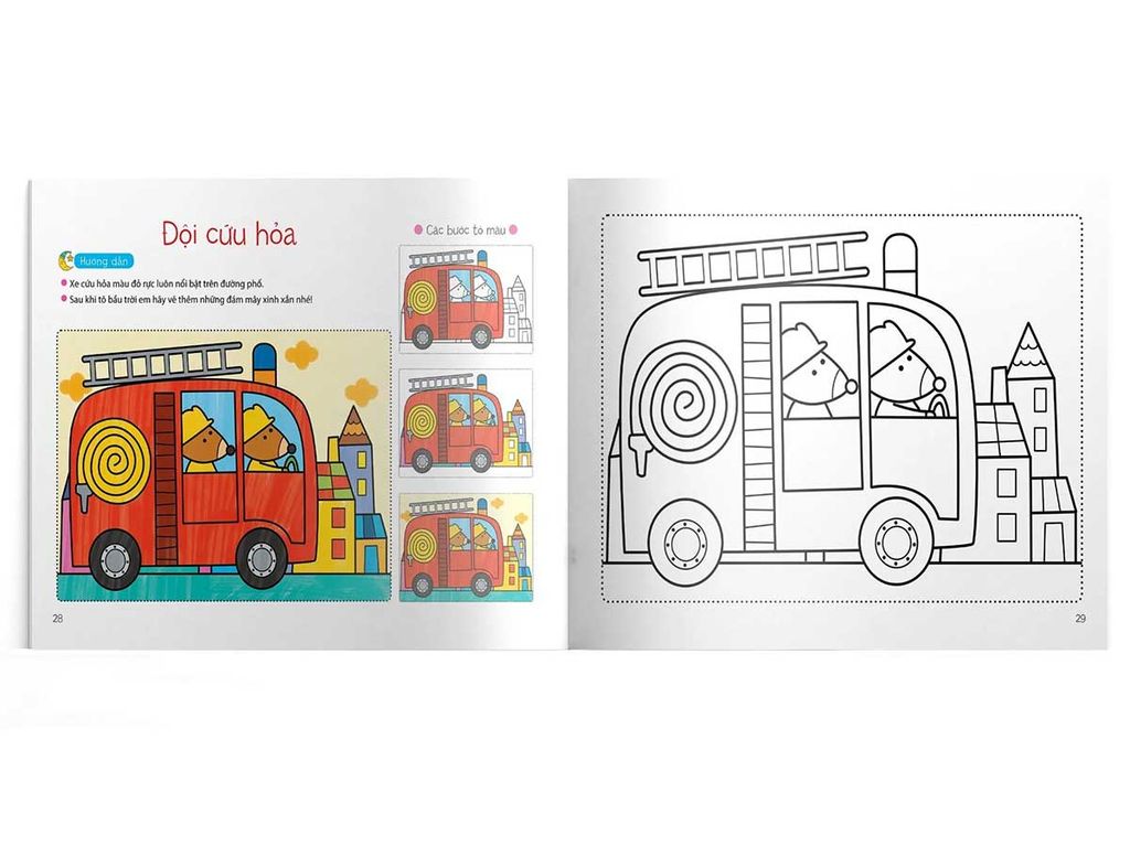 Bé Tập Tô Màu Dành Cho Trẻ Từ 3 Đến 6 Tuổi - Tập 4