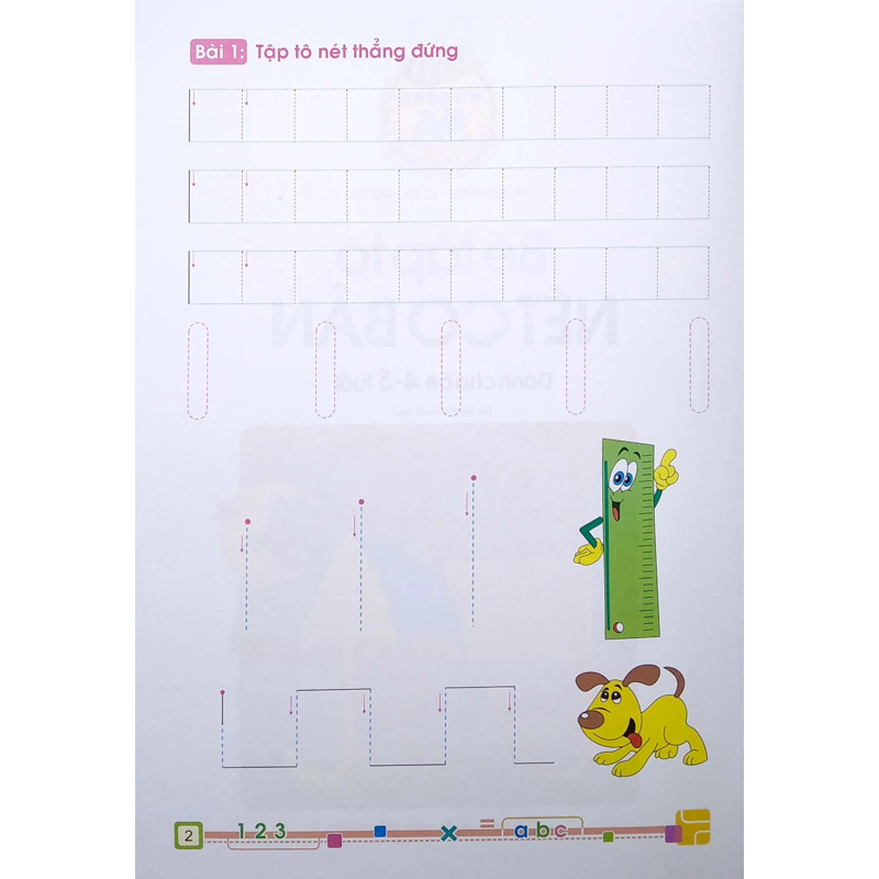 Bé Tập Tô Nét Cơ Bản - Dành Cho Bé 4-5 Tuổi