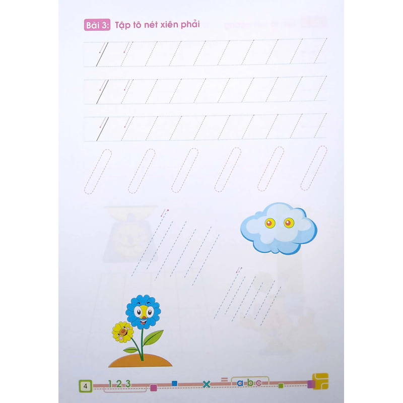 Bé Tập Tô Nét Cơ Bản - Dành Cho Bé 4-5 Tuổi