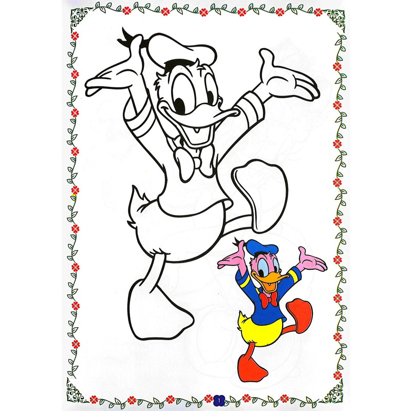 Tô Màu Babies 1 - Donald Và Daisy