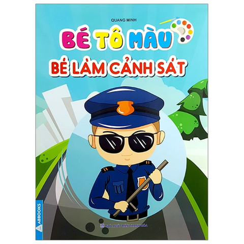 Bé Tô Màu - Bé Làm Cảnh Sát