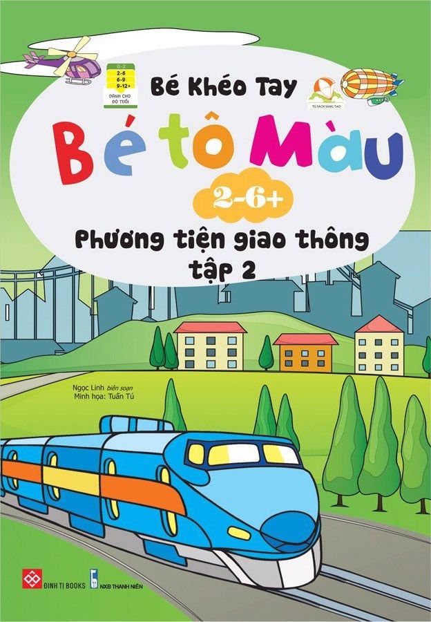 Bé Khéo Tay - Bé Tô Màu Phương Tiện Giao Thông - Tập 2