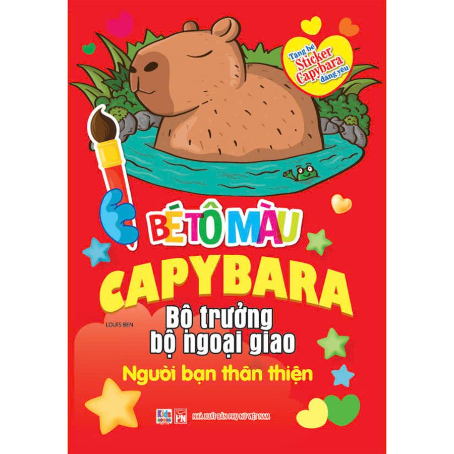 Bé Tô Màu Capybara - Bộ Trưởng Bộ Ngoại Giao - Người Bạn Thân Thiện