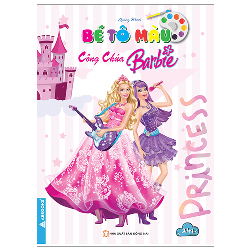 Bé Tô Màu Công Chúa Barbie