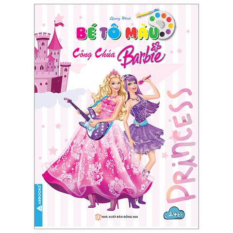 Bé Tô Màu Công Chúa Barbie