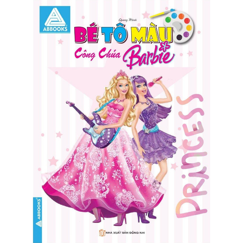 Bé Tô Màu Công Chúa Barbie
