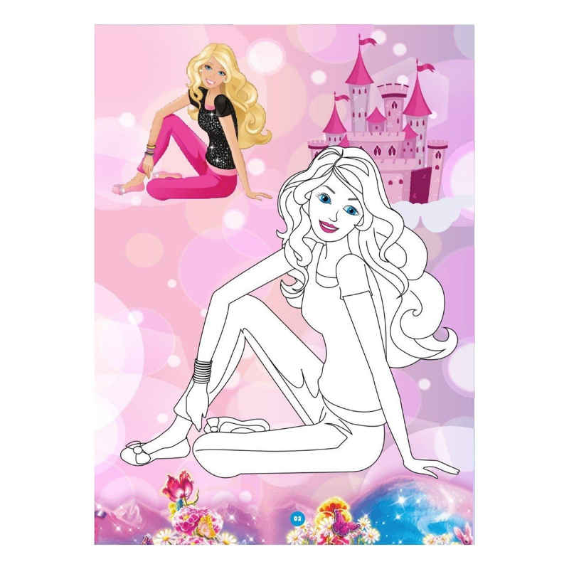 Bé Tô Màu Công Chúa Barbie
