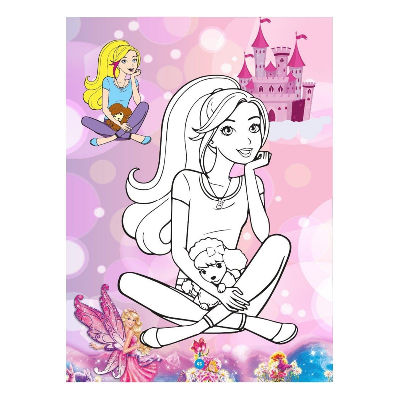 Bé Tô Màu Công Chúa Barbie