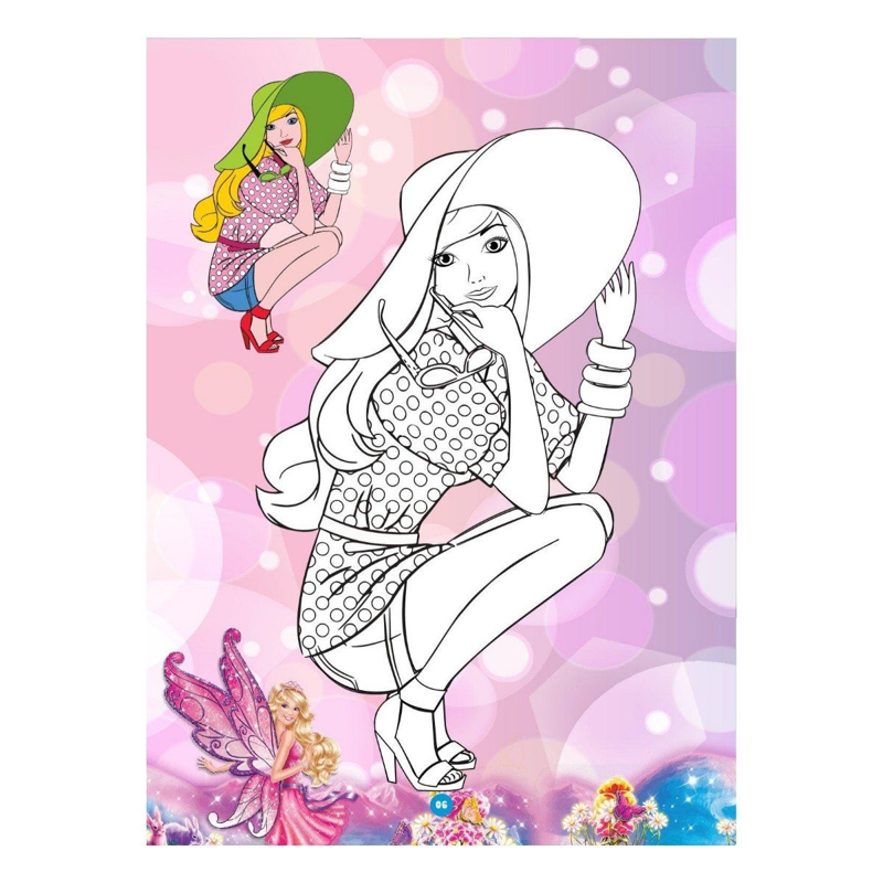 Bé Tô Màu Công Chúa Barbie