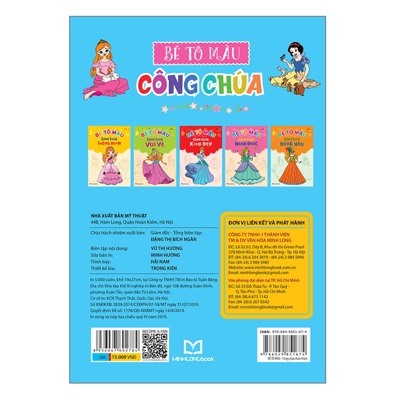 Bé Tô Màu - Công Chúa Thân Thiện