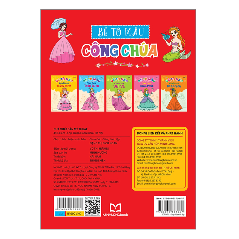 Bé Tô Màu - Công Chúa Xinh Đẹp