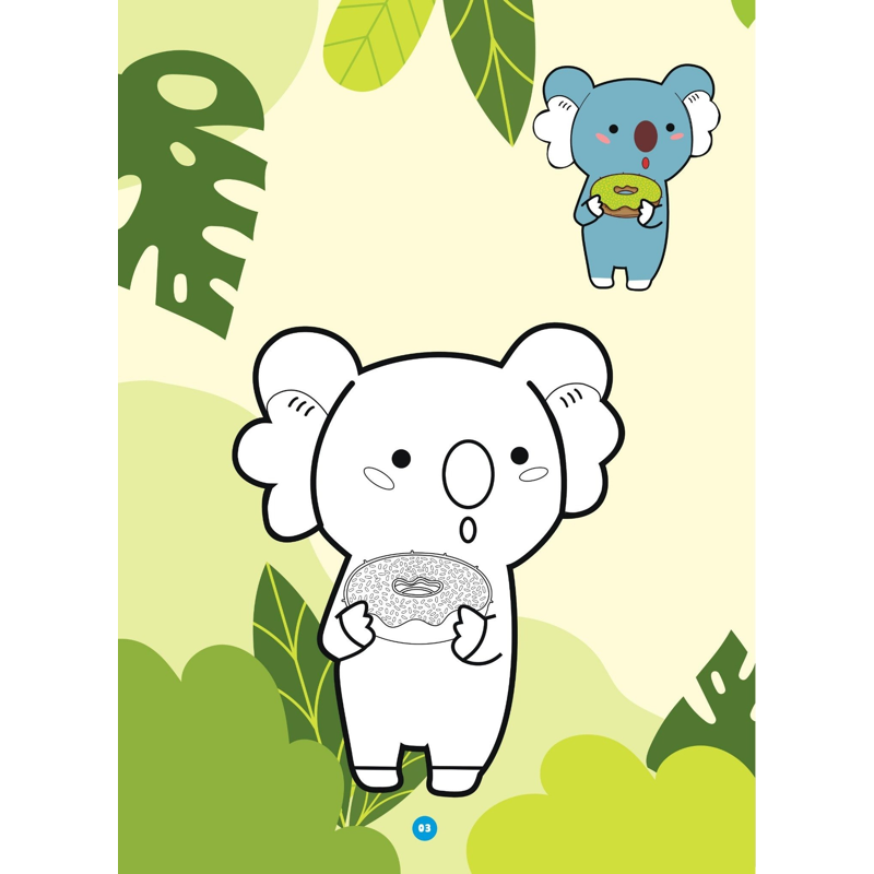 Bé Tô Màu Dạo Chơi Cùng Capybara