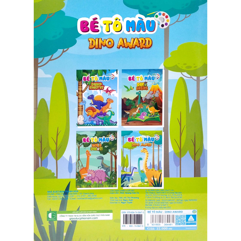 Bé Tô Màu - Dino Award