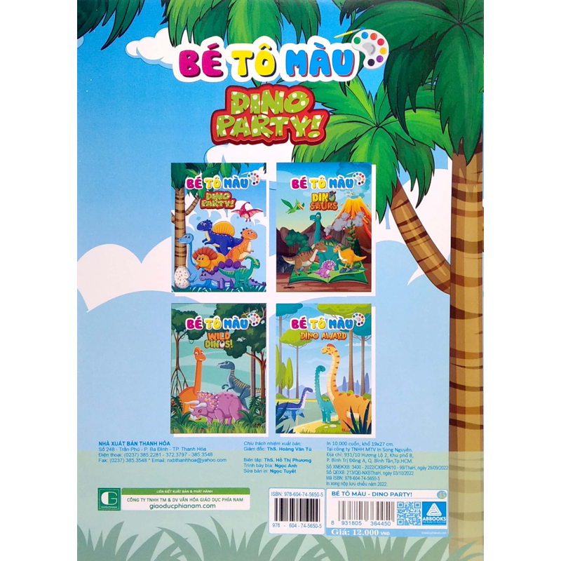 Bé Tô Màu - Dino Party