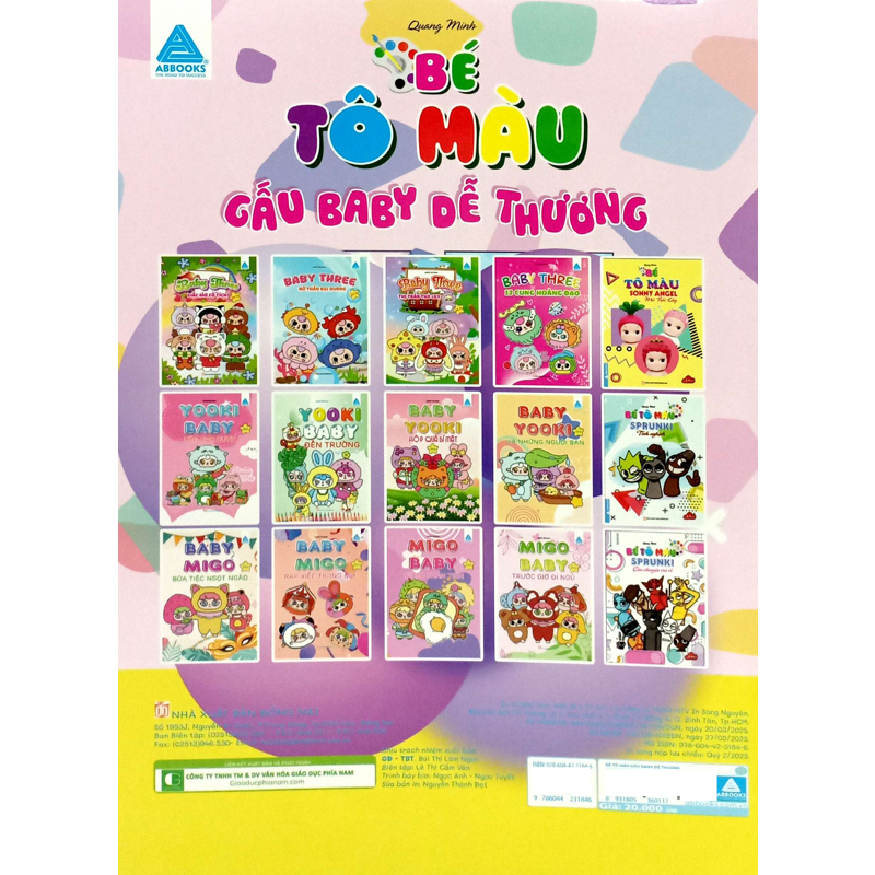 Bé Tô Màu - Gấu Baby Dễ Thương