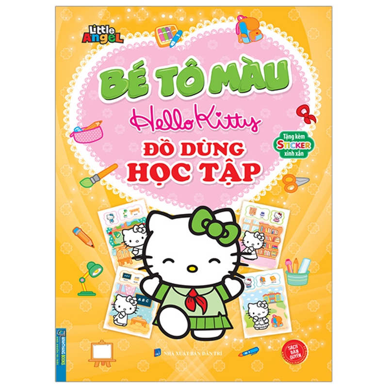 Bé Tô Màu Hello Kitty-Đồ Dùng Học Tập
