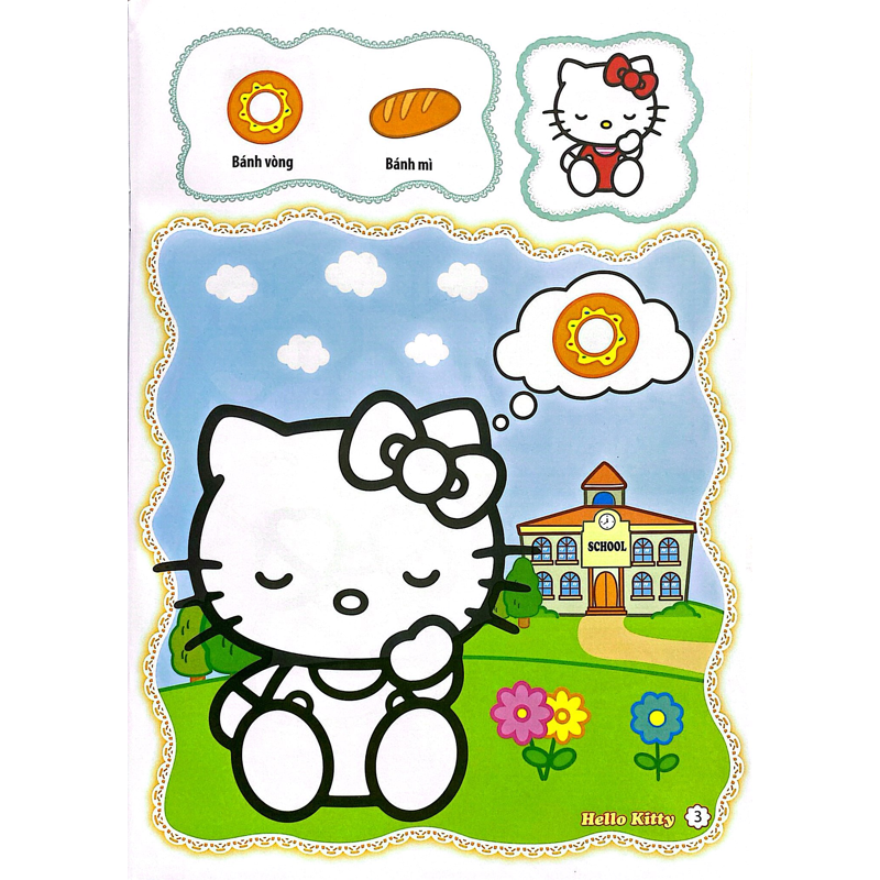 Bé Tô Màu Hello Kitty - Thiên Đường Ẩm Thực