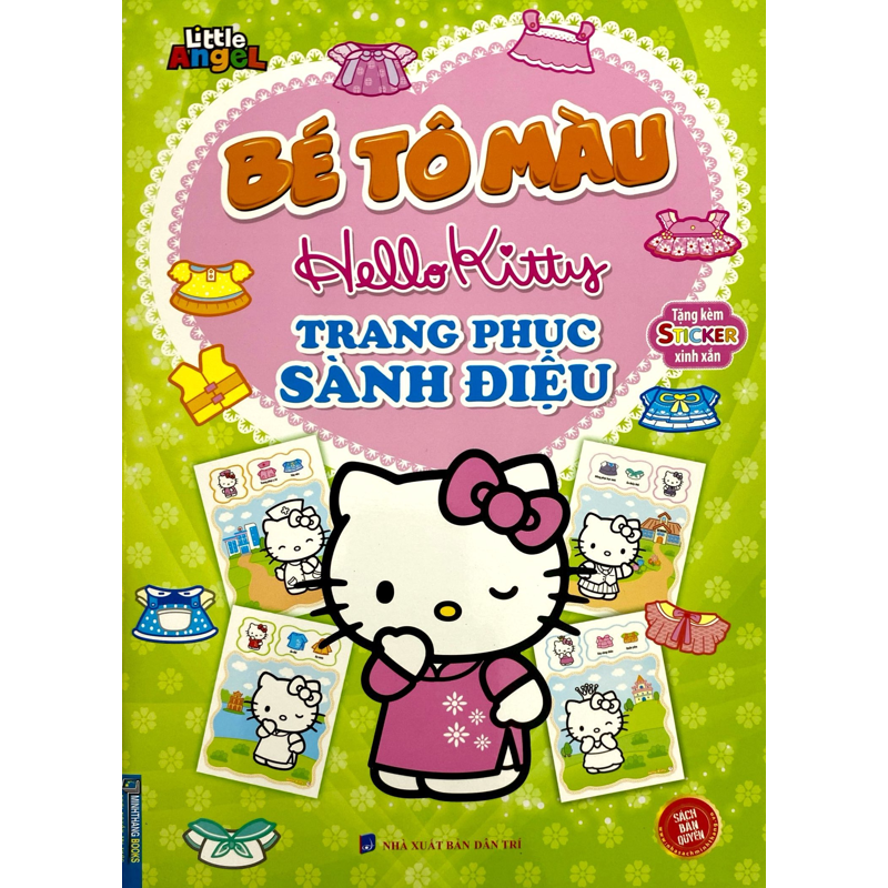 Bé Tô Màu Hello Kitty - Trang Phục Sành Điệu