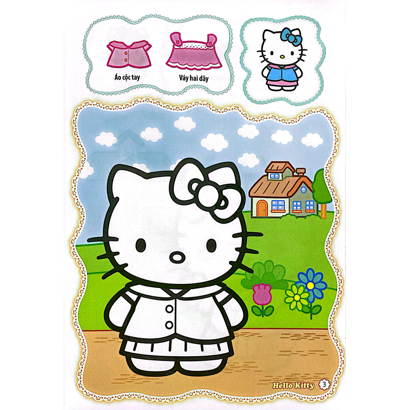 Bé Tô Màu Hello Kitty - Trang Phục Sành Điệu