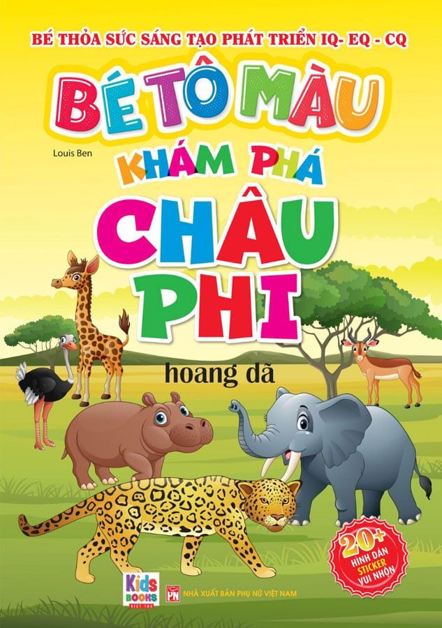 Bé Tô Màu Khám Phá - Châu Phi Hoang Dã
