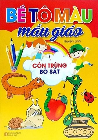 Bé Tô Màu Mẫu Giáo - Côn Trùng, Bò Sát
