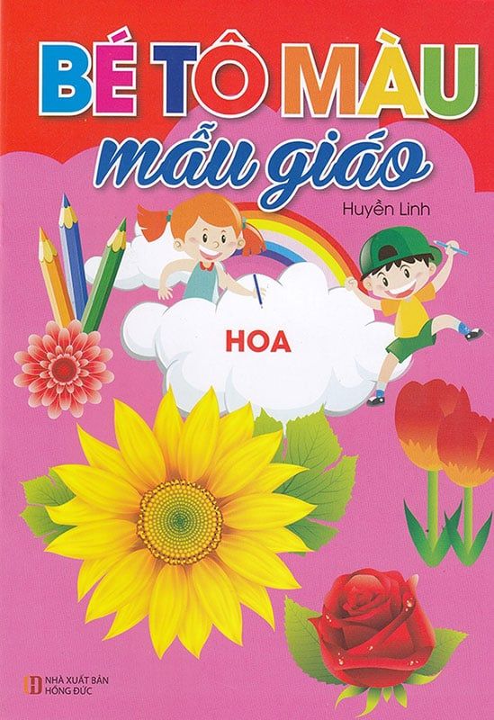Bé Tô Màu Mẫu Giáo - Hoa