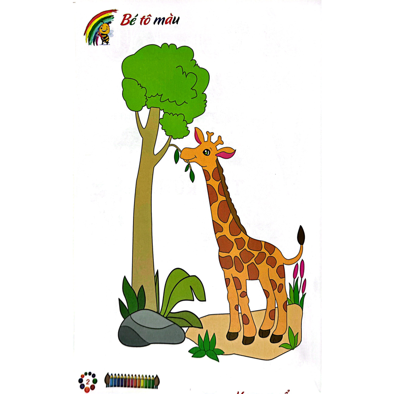 Bé Tô Màu Mẫu Giáo - Thú Rừng