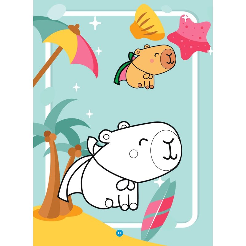 Bé Tô Màu Mùa Hè Đáng Nhớ Capybara