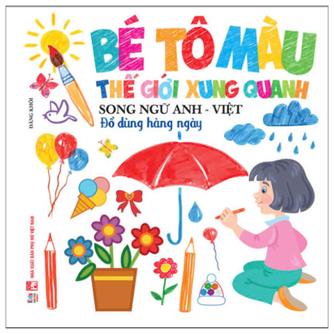 Bé Tô Màu Thế Giới Xung Quanh - Đồ Dùng Hàng Ngày (Song Ngữ)