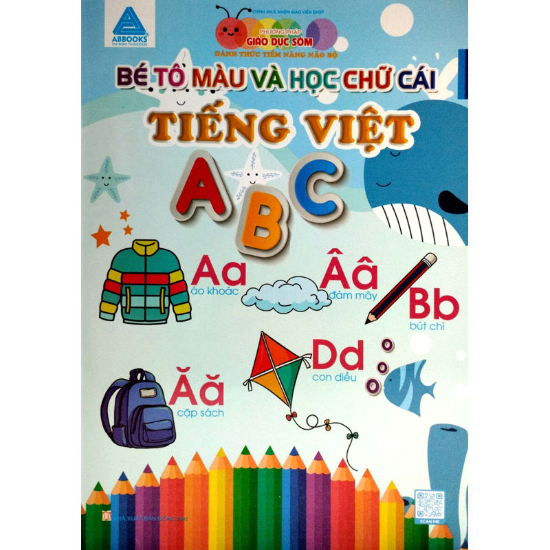 Bé Tô Màu Và Học Chữ Cái Tiếng Việt