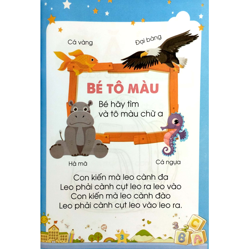 Bé Tô Màu Và Học Chữ Cái Tiếng Việt