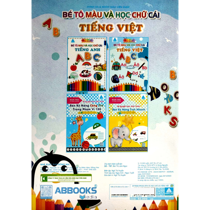 Bé Tô Màu Và Học Chữ Cái Tiếng Việt