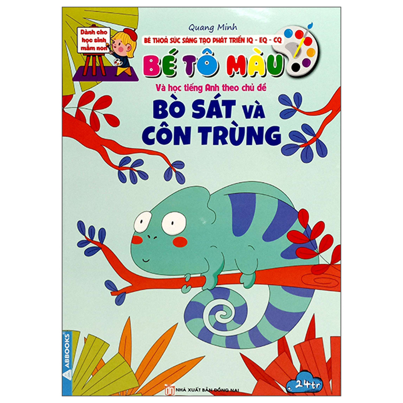 Bé Tô Màu Và Học Tiếng Anh Theo Chủ Đề - Các Loại Rau Củ